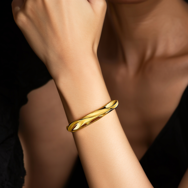 黄金手镯样式图