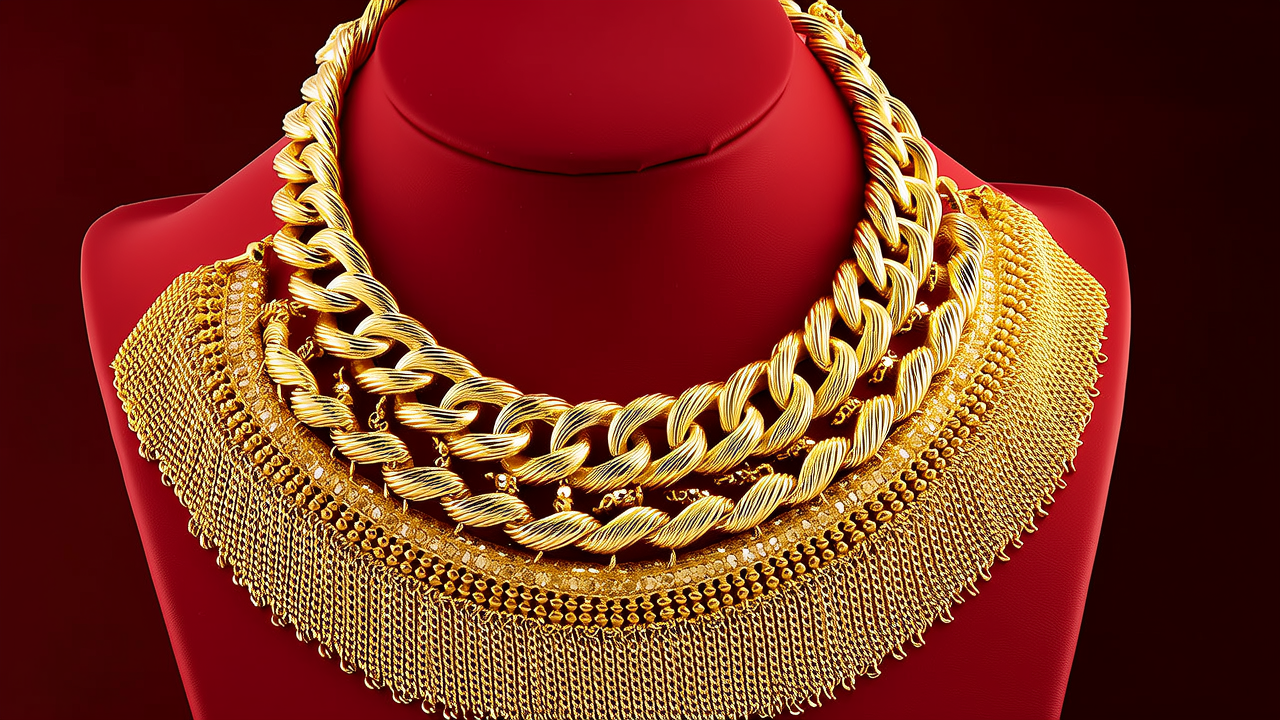 黄金大项链图片 黄金大项链图片