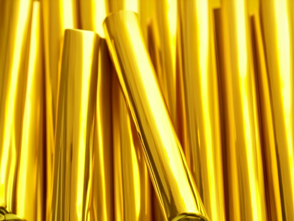 黄金金条真实图片