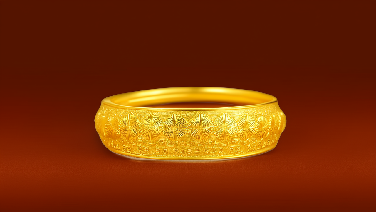 贵妃手镯黄金图片