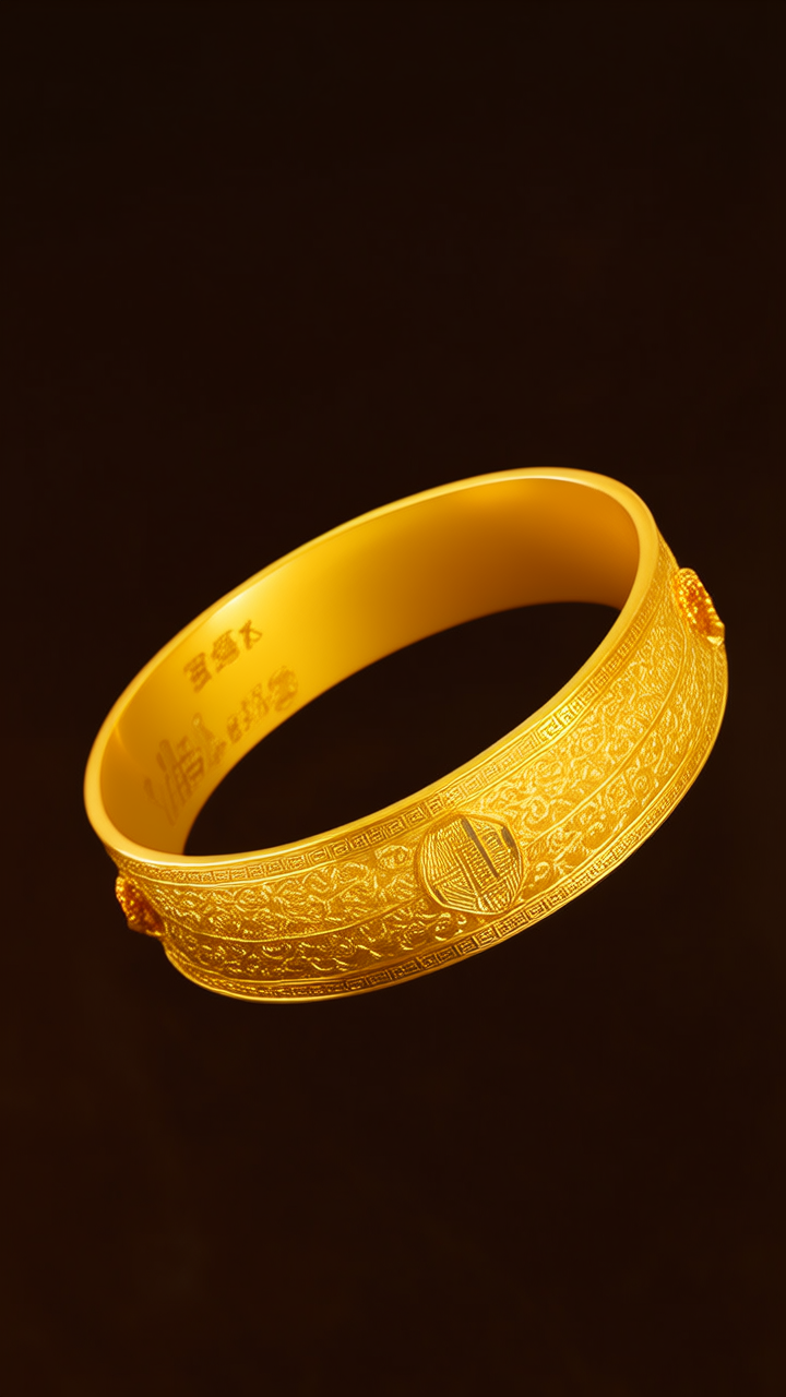 古代黄金手镯图片