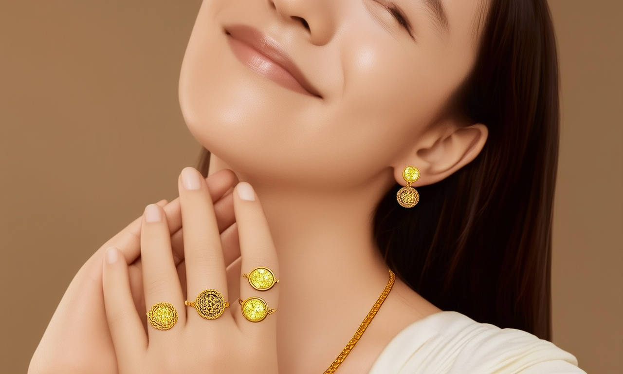 手链黄金图片女款