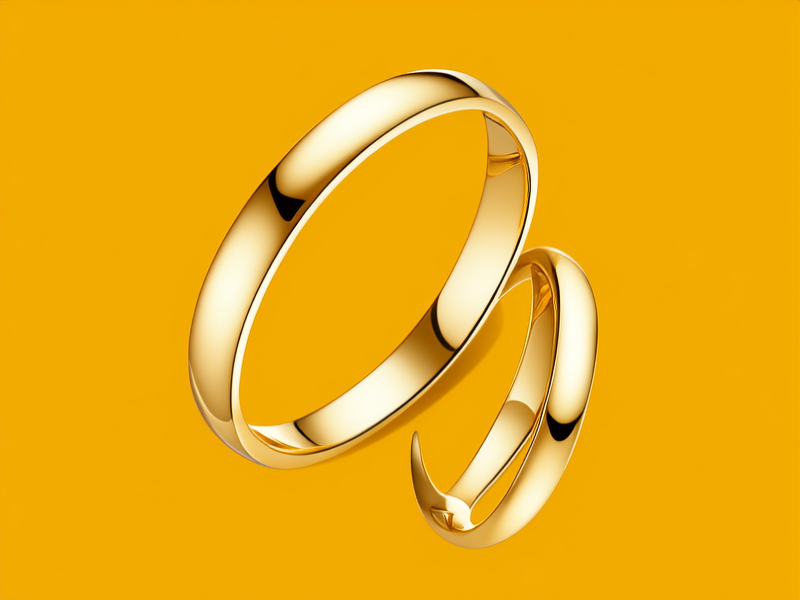 按克的黄金戒指图片