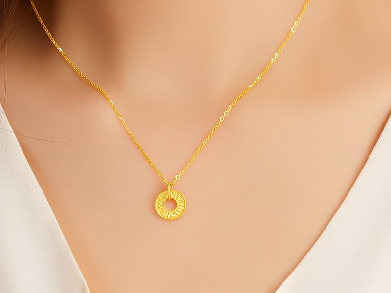 28克黄金项链图片