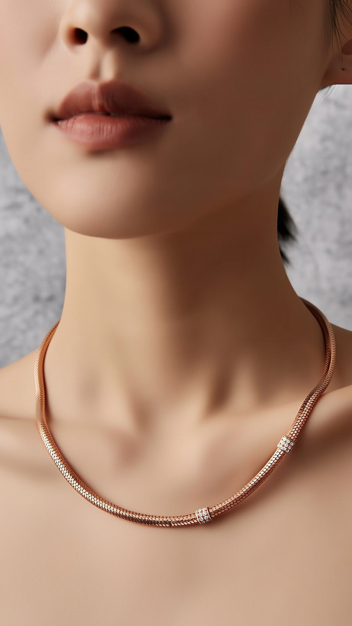 金项圈图片女款最新 金项圈图片女款最新