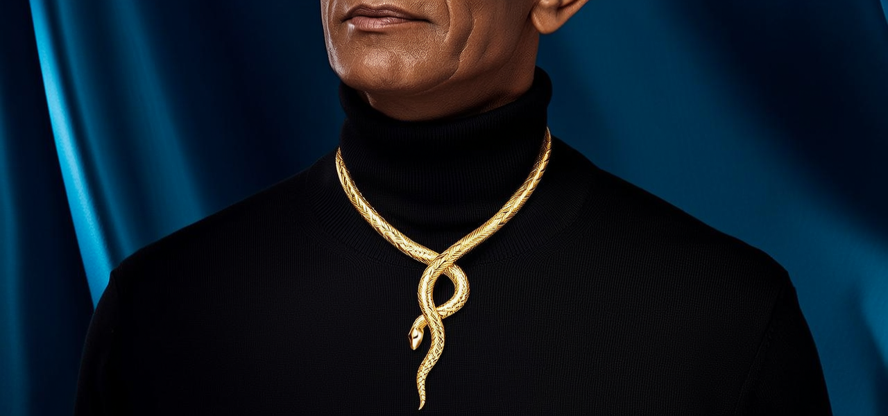 男士金项链吊坠图片