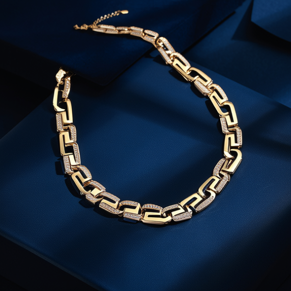 女式黄金项链款式图片