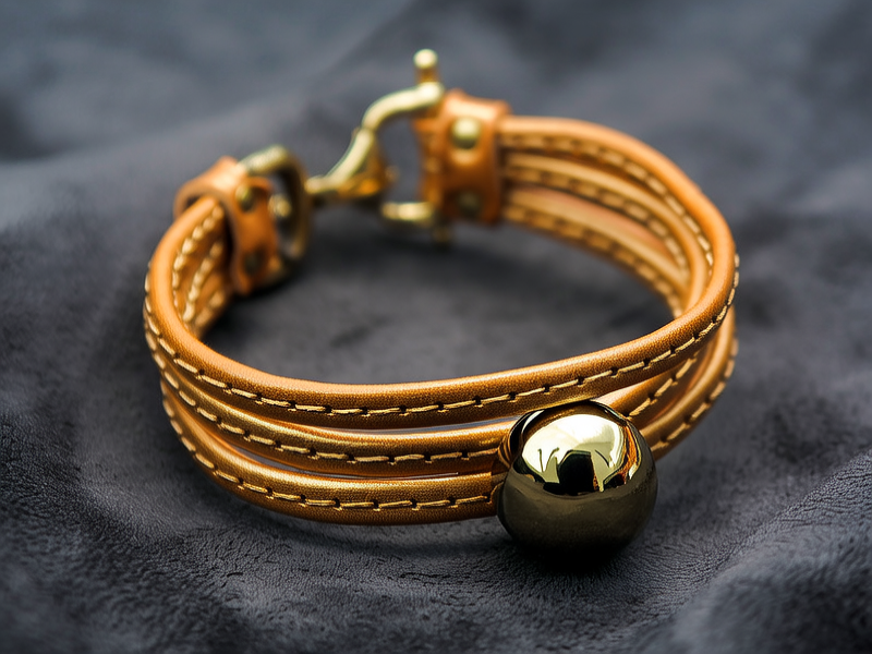 黄金皮球手链图片大全